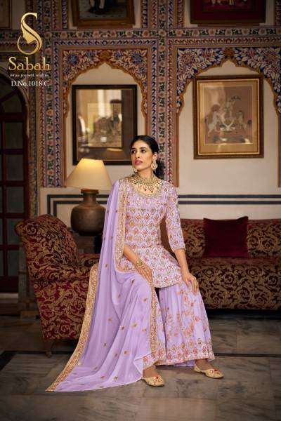 KALAKI BY SABAH GEORGETTE SALWAR KAMEEZ WHOLESALER IN INDIA